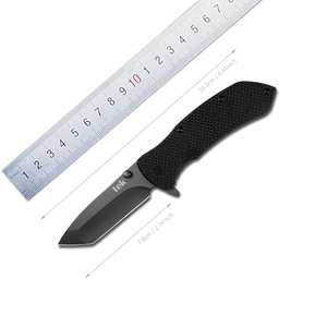 Con su diseño individual Mango negro G10 Cuchillo plegable EDC - Product Image 2