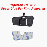 Kit d'accessoires pour interphone de casque de moto S6, micro souple et rigide commutable, ruban adhésif VHB 3M, vis, base à clip Velcro pour TCOM SC FDCVB TCOM