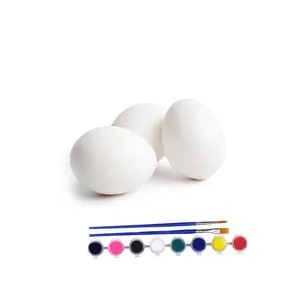 Neue DIY Biskuit handgemalte Mini bunte Überraschung heißen Verkauf Ostern Keramik Produktion Geschenke Eier für Kinder Wohnkultur Ornamente