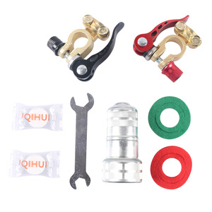 <b>Battery</b> <b>Terminal</b> Connector Kit Metal Red Black Gold Silver Car <b>Battery</b> <b>Terminal</b> Accessory Set - Product Image 2