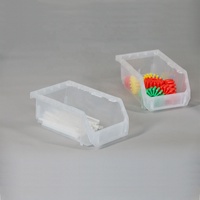 Bacs de rangement empilables et suspendables en plastique Guanyu à ouverture frontale pour outils, vis, attaches, stockage et manutention de marchandises