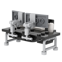 MOC4167 Série Ville Tables de Jeu Meubles Salon Ensemble Briques à Assembler Jouets de Construction pour Enfants