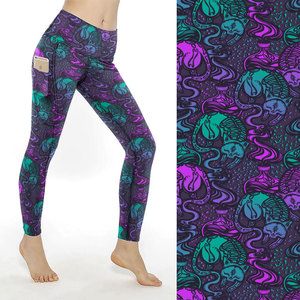 Leggings Meiyang con Diseño Personalizado por Sublimación, Estampados con Bolsillos, Suaves como la Mantequilla, Estampado Completo de Halloween, Leggings Personalizables para <span class=keywords><strong>Mujer</strong></span> - Product Image 1
