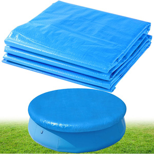 Couverture de piscine hors sol <span class=keywords><strong>gonflable</strong></span> ronde de 10 pieds avec cordon de serrage, fabriquée en Chine pour usage industriel et extérieur - Product Image 1