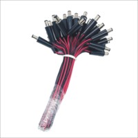 Hoyato 12V 5.5x2.1mm femelle prise de courant cc Jack connecteur câble prise fil pour CCTV fabricant de lumière LED