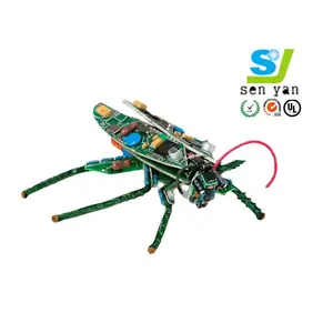 Penyedot debu Robot mobil otomatis pintar nirkabel, papan sirkuit kontrol cetak Motor Remote perakitan Pcb dengan sensor