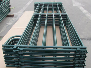 El mejor panel de valla de caballo portátil para <span class=keywords><strong>corrales</strong></span> de caballos, pluma redonda de caballo de tubo de acero galvanizado de 6 '-9', corral de poni/alpaca - Product Image 6