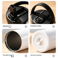 Bouteille isotherme sous vide en acier inoxydable vierge pour sublimation, avec plusieurs couvercles, idéale pour le sport et les voyages en extérieur – Meilleures ventes