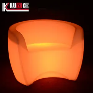 Event Used LED Furniture Comfortable LED Party Sofa 16 Colors Changing LED Armchair