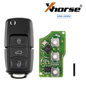 Xhorse กุญแจรถ XKMQB1EN XE XS XN VDI กุญแจรถรีโมทรถยนต์อเนกประสงค์3ปุ่มเครื่องมือกุญแจขนาดเล็กรีโมทคอนโทรลสีดำพร้อมเซ็นเซอร์ชิป - Product Image 5