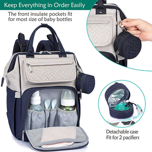 Multifonction Grand Organisateur Étanche Maman Sac à Dos Fermeture à Glissière Capacité 20-35L pour Nappy <span class=keywords><strong>Diaper</strong></span> Baby Care Travel - Product Image 3