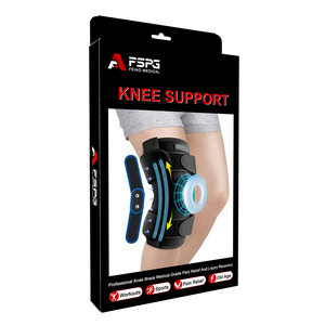 ปลอกรัดเข่าแบบปรับได้ พร้อมแผ่นรองกระดูกสะบ้า ช่วยพยุงและลดอาการปวดจากโรคข้ออักเสบ - Product Image 4