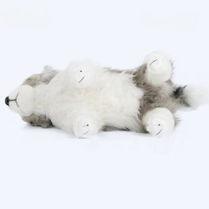Peluche réaliste Berger australien, chien en peluche <span class=keywords><strong>Border</strong></span> <span class=keywords><strong>Collie</strong></span>, bleu merle, vente en <span class=keywords><strong>gros</strong></span>, usine personnalisée, OEM ODM - Product Image 3