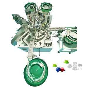 Bouchon automatique assemblage machine fermeture heli cap 3 pièces pour jus de lait