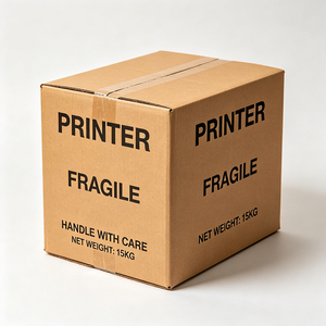 Boîte d'expédition en carton ondulé imperméable <span class=keywords><strong>noire</strong></span> imprimée sur mesure pour appareils électroménagers - Product Image 3