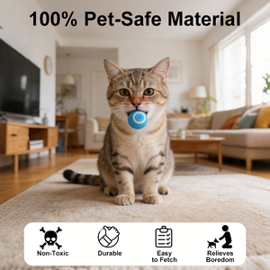 ของเล่นแมวแบบลูกบอลกลิ้งอัตโนมัติ กระตุ้นการเคลื่อนไหว  บรรจุในกล่องกระดาษรักษ์โลก สำหรับขายส่ง - Product Image 4