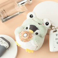 Offre Spéciale de haute qualité personnalisé mignon belle doux moelleux pingouin pendentif porte-clés cadeau pour sac à main sac à dos clés de voiture