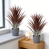 Planta Artificial de Piña en Maceta de Plástico, Adorno de Jardín para Oficina, Decoración del Hogar, Plantas Falsas, Plantas Artificiales
