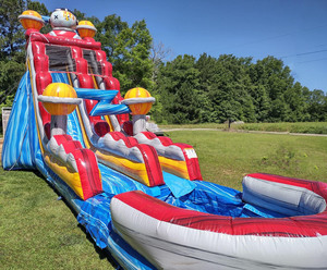 Tobogán Acuático Gigante Inflable, Tobogán Acuático Húmedo y Seco, Toboganes Acuáticos Inflables para Niños - Product Image 6