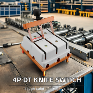 HS11F-100/38 380V 100A 3-poliger Doppelwurf-Sicherheits messersc halter für elektrische Bremsen - Product Image 3