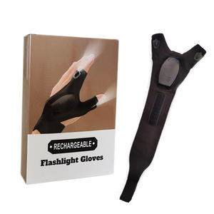 USB Rechargeable LED Safety Fishing <strong>Gloves</strong> 2 <strong>Torch</strong> Light Outdoor Flashlight Most Powerful Lighting Light-up <strong>Gloves</strong> - Product Image 4