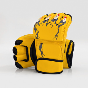 <span class=keywords><strong>Gants</strong></span> <span class=keywords><strong>de</strong></span> protection rembourrés pour adultes et enfants, mitaines résistantes aux chocs avec sangle <span class=keywords><strong>de</strong></span> poignet réglable pour exercices <span class=keywords><strong>de</strong></span> gym et sacs <span class=keywords><strong>de</strong></span> sable - Product Image 5