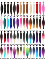 Offre Spéciale : 3x Extensions Africaines Pré-étirées EZ Braiding pour Ombré, Tresses Synthétiques Pré-étirées Faciles à Tresser, Modélisation à l'Eau Chaude