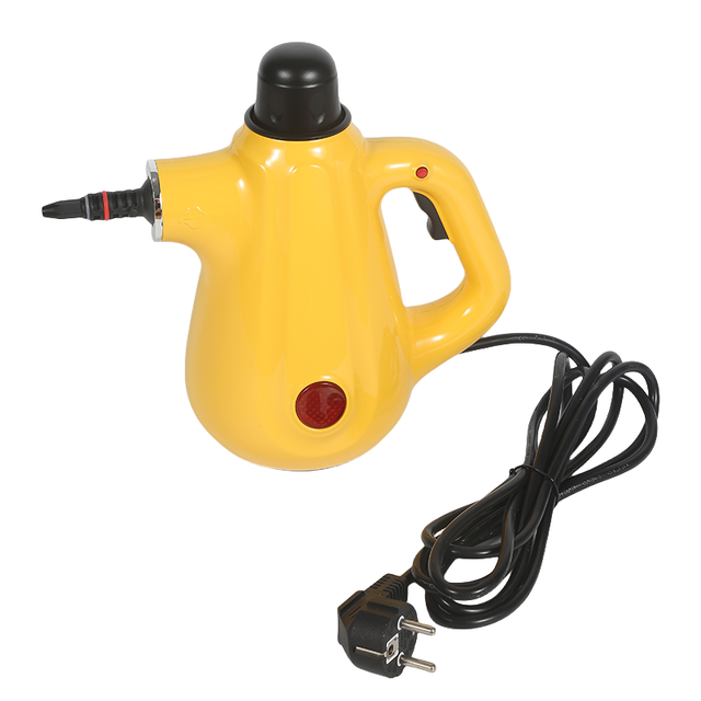 Handheld Professional Steam Cleaner 3 Bar Pressure Aluminum Construction 900-1050W Power 10-12 Min Runtime for Multi-Surface Use