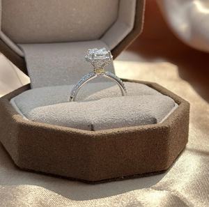 เครื่องประดับสั่งทำพิเศษ แหวนทองแท้ 9k 10k 14k 18k PT ทองคำขาว ทองคำเหลือง ทองคำชมพู เพชรแล็บ/พลอย ผลิตจากโรงงาน - Product Image 3