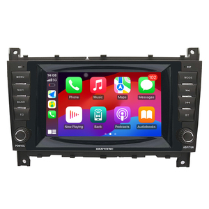Autorradio Android de 7'' con Carplay Inalámbrico para <span class=keywords><strong>Mercedes</strong></span> Benz CLK W209 Clase C <span class=keywords><strong>W203</strong></span>, Android Auto, GPS, WiFi, Pantalla IPS y Navegación GPS - Product Image 1