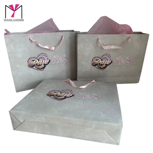 MuYang Custom logo Luxury White Handbag for Hair and Household Products Packaging - Product Image 2