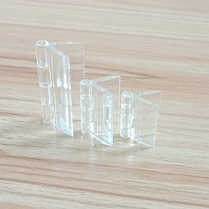 Charnière en acrylique transparente pour porte d'armoire, accessoire de bricolage à ouverture rabattable, style moderne et simple, charnière en plastique de 10 mm - Product Image 1