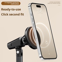 Nuofan Support de téléphone léger T8-C Bras flexible Angle réglable Structure de support évolutif pour une utilisation de bureau Support de téléphone portable