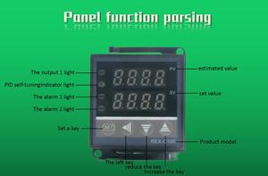 Thông Minh Kỹ thuật số điều khiển nhiệt độ chất lượng tốt năng lượng mét cho nhiệt độ đo lường - Product Image 2