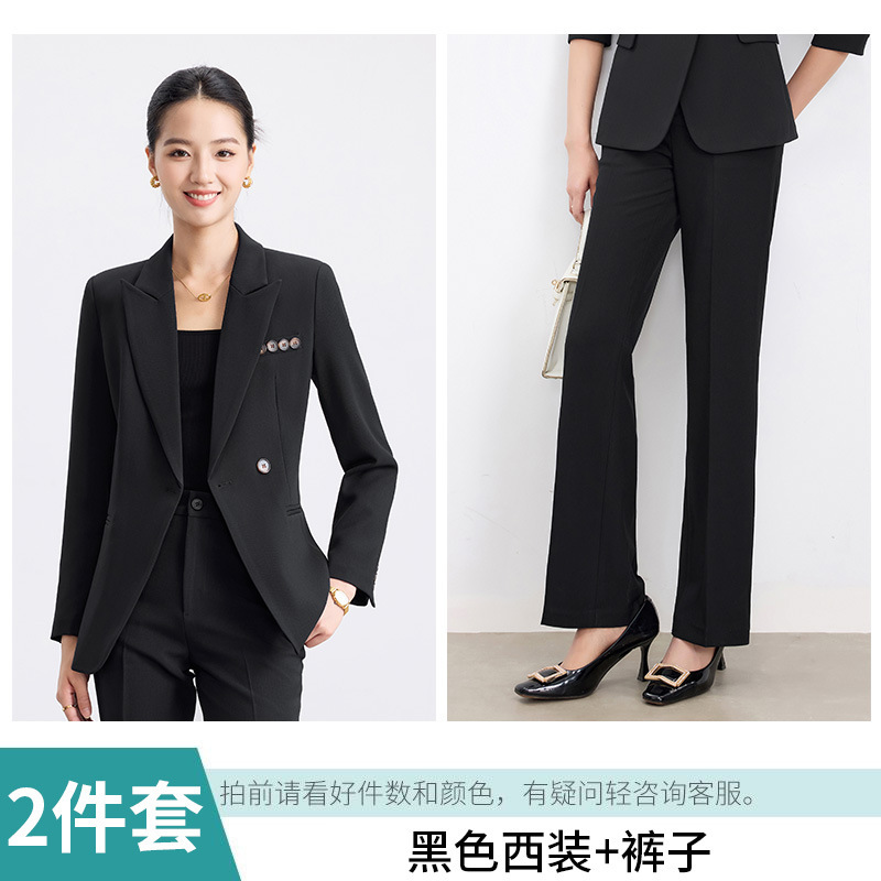Black suit pants