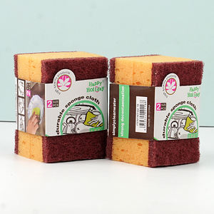 <span class=keywords><strong>Mejor</strong></span> Precio al por mayor Plato Sartén <span class=keywords><strong>Olla</strong></span> Lavado Exfoliante Esponja Cocina Gruesa Scrubber Pad Limpieza Estropajo Esponja Almohadillas Estropajo Esponjas - Product Image 5