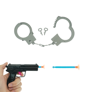 Set di Giocattoli Poliziotto Simulato con Pistola, Ago a Ventosa e Manette - Set di Gioco in Plastica per Bambini - Product Image 5