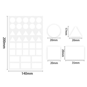 Etiquetas de Papel PVC Resistentes al Agua con Adhesivo Fuerte, Etiquetas de Marcado de Números de Colores Bonitos, Etiquetas de Puntos Sensibles al Calor, Color CMYK Personalizado - Product Image 6