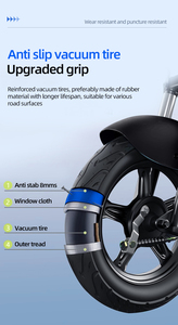 Trottinette électrique 350W, batterie au plomb 48V12A, système <span class=keywords><strong>de</strong></span> <span class=keywords><strong>frein</strong></span> à <span class=keywords><strong>tambour</strong></span>, phares à lentille, instrument numérique - Product Image 6