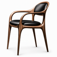 Chaises de salle à manger en métal minimalistes modernes nordiques avec dossier de sacs souples confortables pour la maison Restaurants hôtels maison bureau Bar Gym
