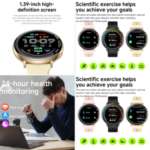 SENBONO KC100 2025 Smartwatch para teléfonos Android 1,39 pulgadas TFT Sports Fitness Monitor de ritmo cardíaco hombres/mujeres <span class=keywords><strong>inteligente</strong></span> magnético - Product Image 2