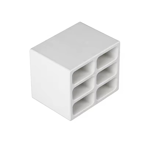 Rifugio Rettangolare in Ceramica Bianca ST-668 per Riproduzione e Decorazione Acquario di Gamberetti Amano, Ciclidi e Pleco - Product Image 6