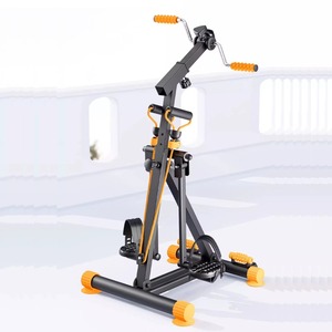 Under <b>Desk</b> Legs and Arms Foot Hand Workout Exercise Display Folding Mini <b>Cycle</b> Pedal Exerciser Bike for Disabled Elderly - Product Image 2