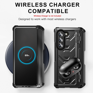 Funda protectora de pantalla integrada para Samsung <span class=keywords><strong>Galaxy</strong></span> <span class=keywords><strong>Z</strong></span> <span class=keywords><strong>Fold</strong></span> 5 de 7,6 pulgadas con soporte plegable en la parte posterior - Product Image 6