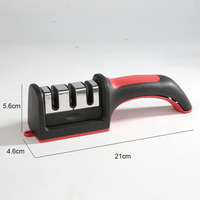 Conception ergonomique de qualité supérieure Affûtage rapide Cuisine Multi 3/4 Étape Professionnel De Poche Manuel Rapide Aiguiseur de Couteaux