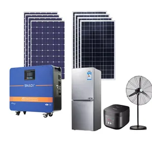 Solar Power System Generator Off Grid Portable Solar Power Station 600W 1200W 2200W Solar Power Lithium Portable Generator Kits