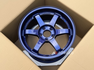 Tùy chỉnh MN giả mạo te37 SL <span class=keywords><strong>Mag</strong></span> màu xanh lớn Lip Hợp Kim Bánh xe vành cho Subaru Brz Civic loại r BMW F80 F82 E46 mathering giả mạo bánh xe - Product Image 3