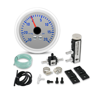 Medidor de Presión de <span class=keywords><strong>Turbo</strong></span> Universal Wenle para Automóvil -30~20 PSI 2'' 52mm 12V Medidor de Presión de Impulso con Puntero - Product Image 1