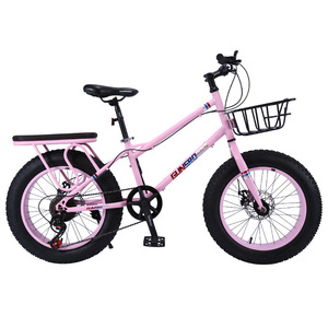 Vélo de montagne Ginorui 20 pouces rose pour filles avec freins à disque et pneus larges - Product Image 4