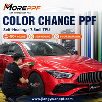 Film de protection de peinture TPU auto-réparant MOREPPF, haute brillance, 7,5 mil, film de protection pour voiture, fourniture d'usine